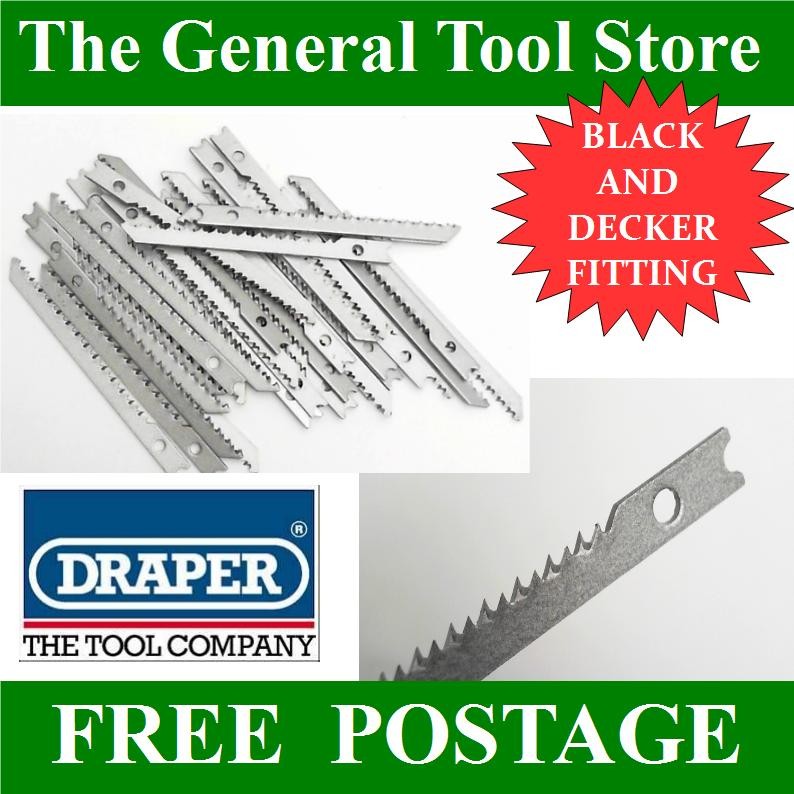 BLACK AND DECKER FITTING JIGSAW BLADES. WOOD CUTTING 68055 eBay