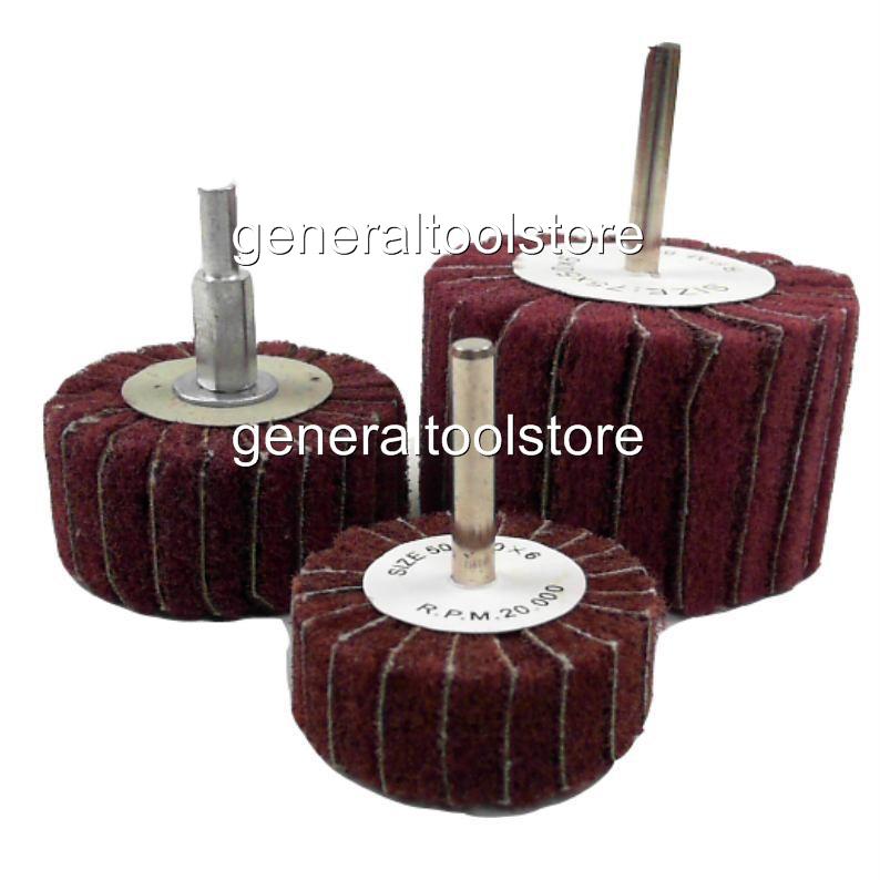 FLAP SANDER SANDING MOP WHEELS CHOICE OF SIZES DRUM 3M STYLE SCTCH