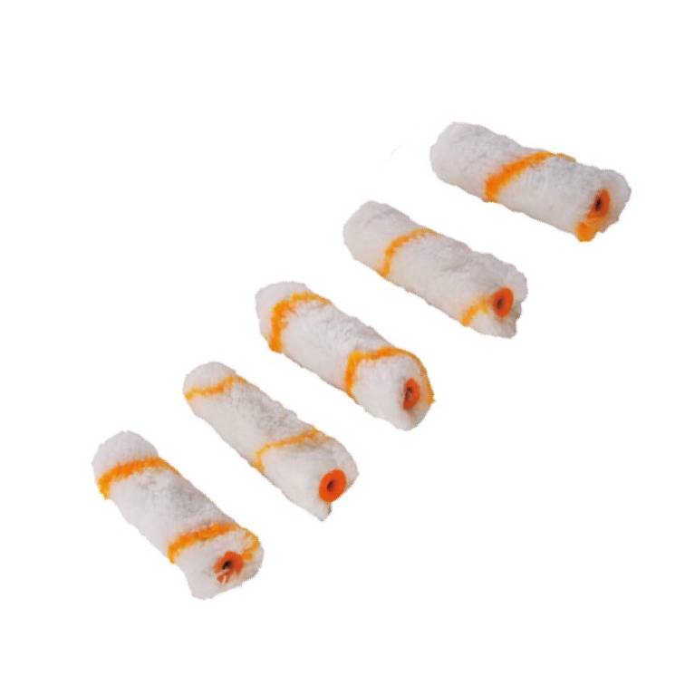 24" LONG HANDLED MINI PAINT ROLLER KIT SET GLOSS EGGSHELL TRAY EMULSION