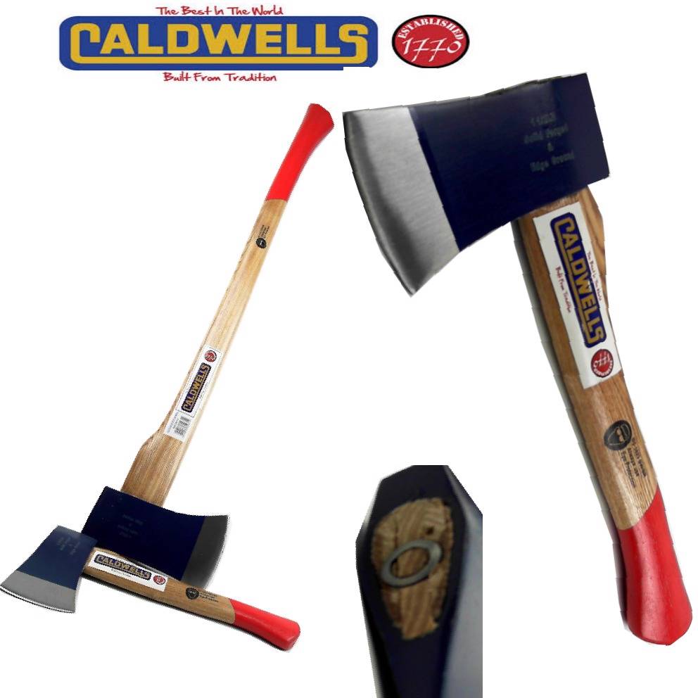 CALDWELLS HICKORY AXE CHOPPER HATCHET HANDLE4.5 lb / 1.5lb KINDLING LOG SPLITTER eBay