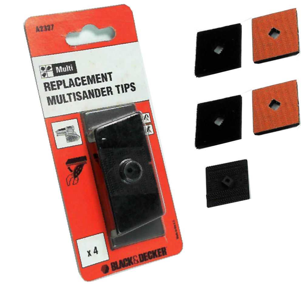 A2327 BLACK & DECKER NEW PART X32417 Multi Sander Spare Velcro Tips / Pads PF