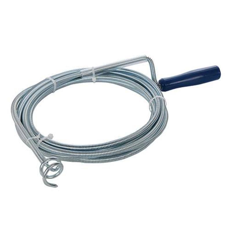 5 METRE DRAIN AUGER WITH CORKSCREW PROBE TOILETS SINKS TRAPS