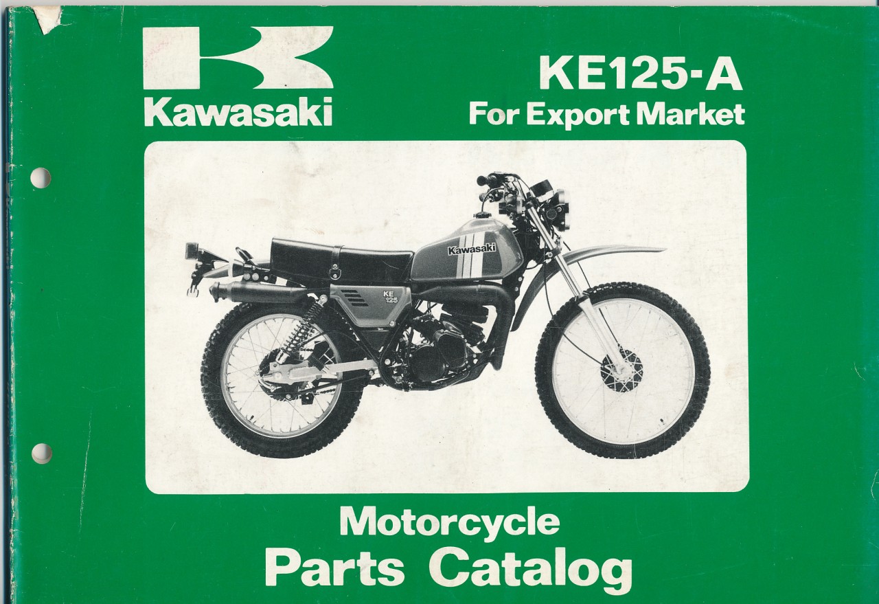 Kawasaki Ke100 Parts Catalog
