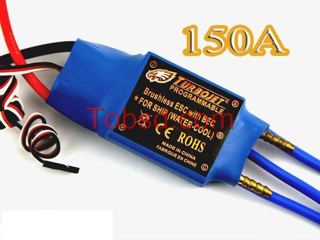 150A Water Cool Brushless Motor ESC for Boat with BEC Free Shipping