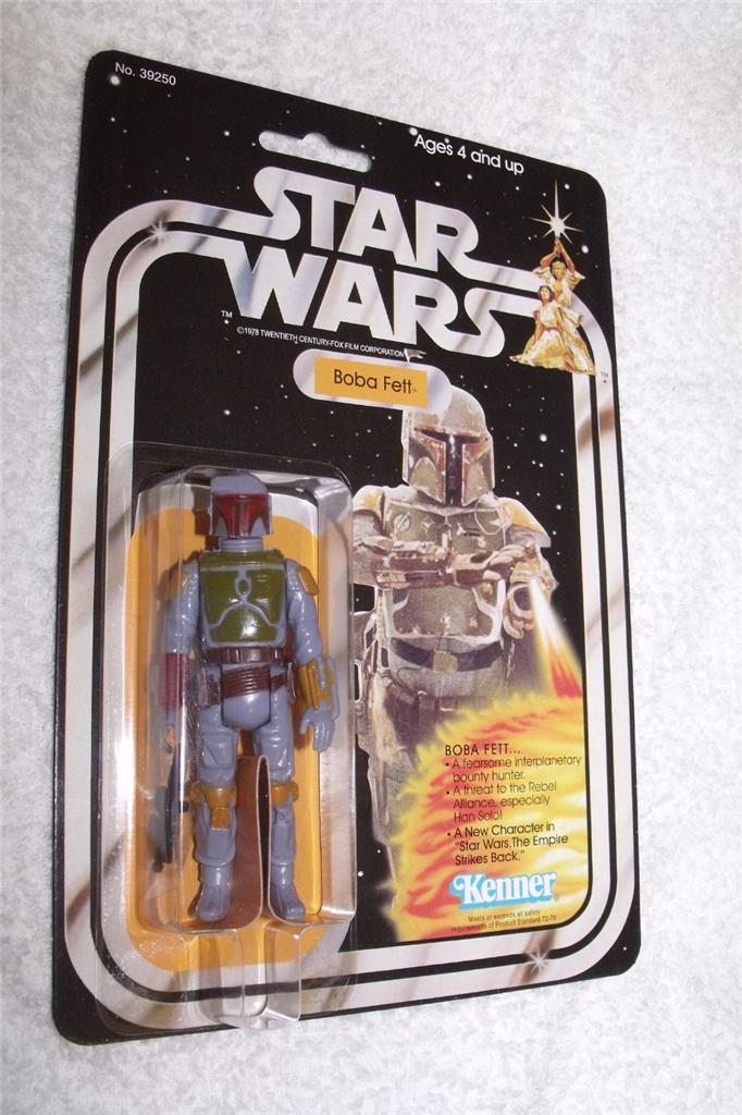 Vintage 1985 Droids Boba Fett Recard Kit Figure not included