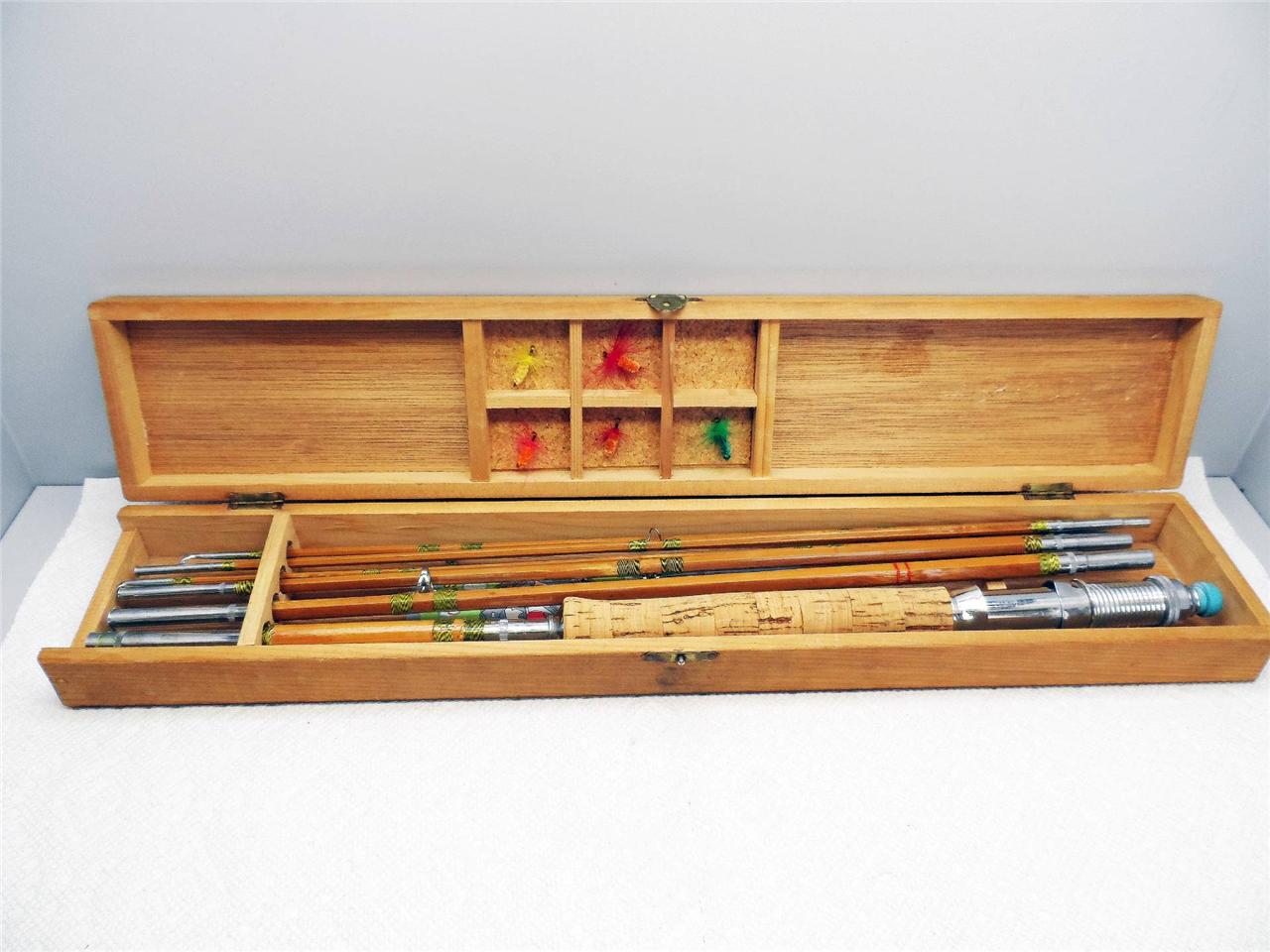 Mayflower Freshwater Bamboo Rod Set, Cast/Fly Rods Vintage FlyMasters