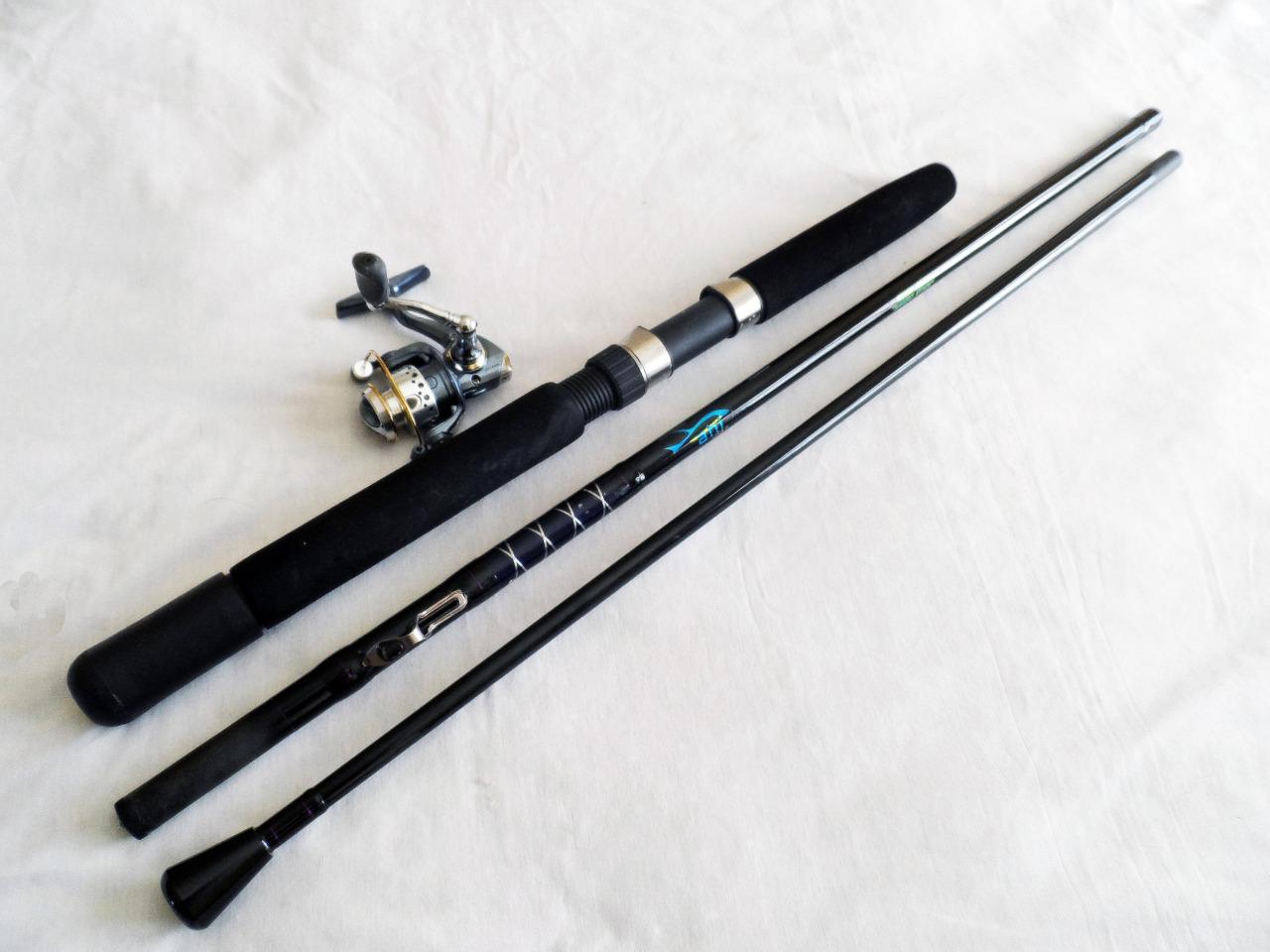Ahi Sabiki Stick RSB7006'10" Rod/Reel Bait Catching Combo FlyMasters Trade Up eBay