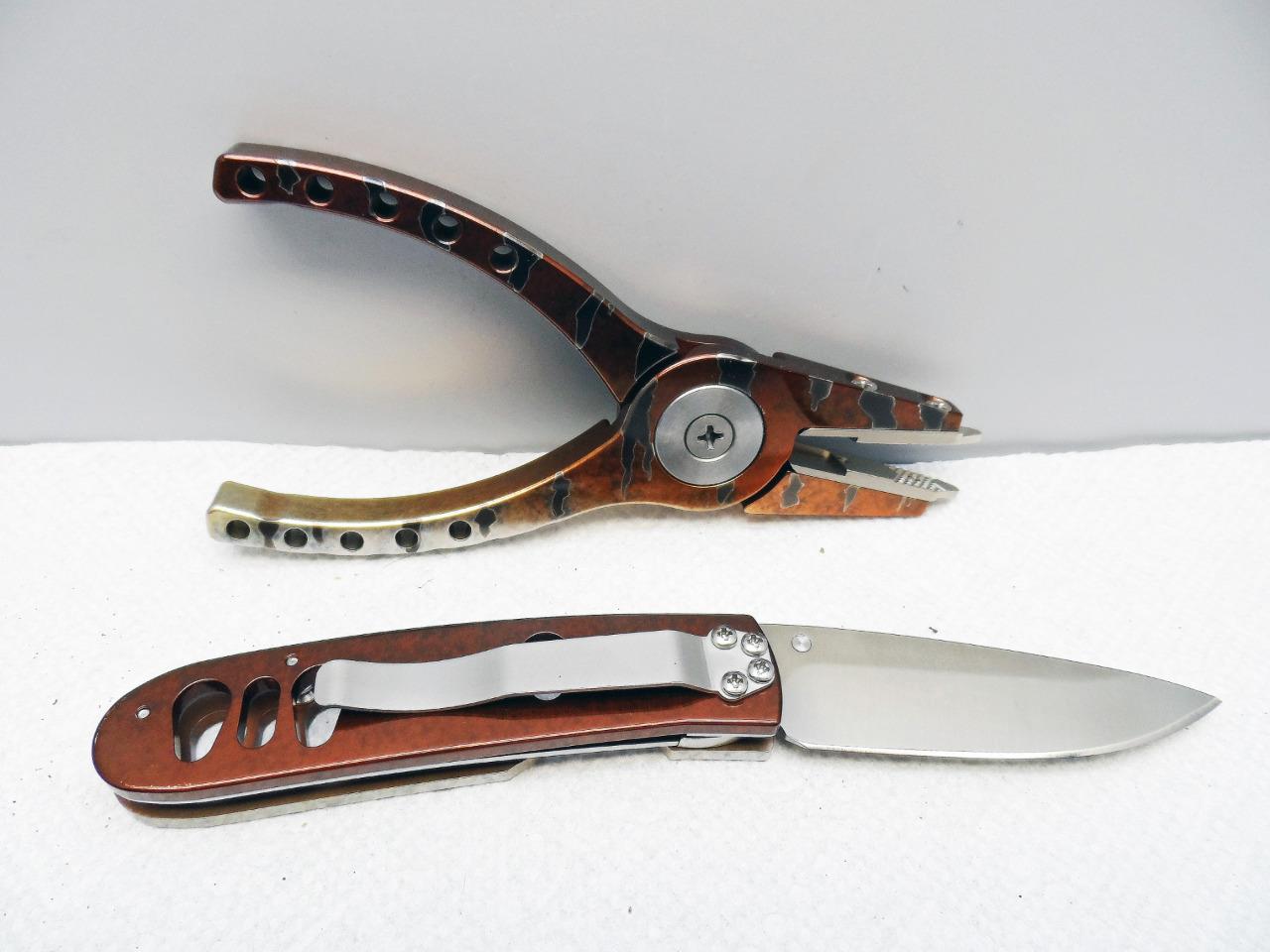 Abel 2 Pliers & Knife Set w/Sheath Fish Graphics FlyMasters