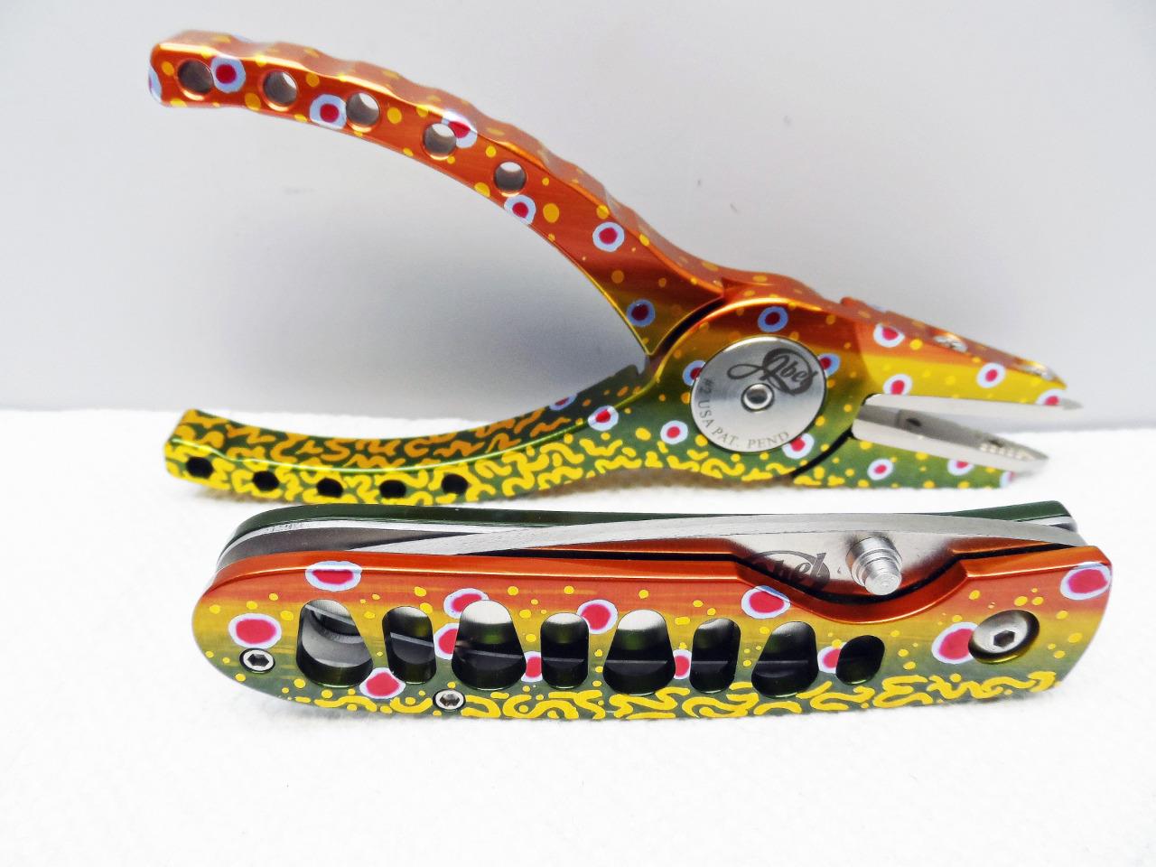 Abel 2 Pliers & Knife Set w/Sheath Fish Graphics FlyMasters