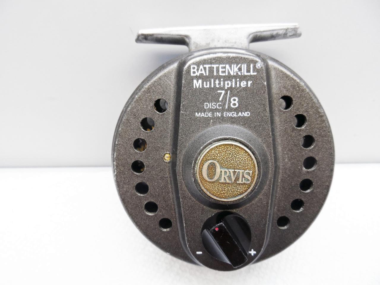 Orvis Battenkill Multiplier Fly Reel, 7/8, LH Retr, England