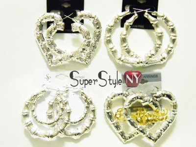 Triangle Bamboo Earrings