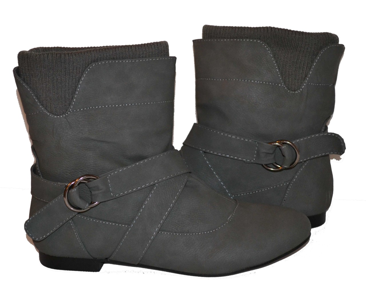 ebay grey ankle boots