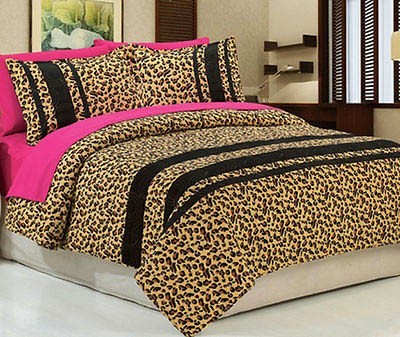  Luxury Bedding Sets on 8pc Rust Red Wildlife Giraffe Bed Luxuary Comforter Bedding Set Euro