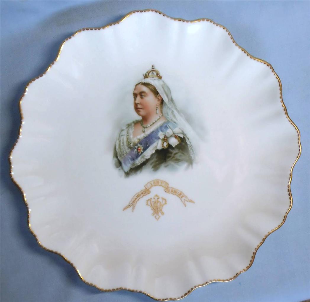 DOULTON BURSLEM QUEEN VICTORIA'S DIAMOND JUBILEE 1897 PLATE eBay