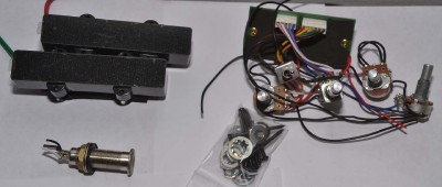 Fender Squier Deluxe Jazz Bass Active Pickups & Wiring Harness | eBay