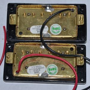 Used Epiphone Sheraton II Guitar Pickups & Wiring Harness Replacement