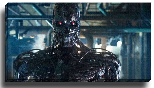 New Terminator Canvas Art Wall Art Large Framed Print Ebay