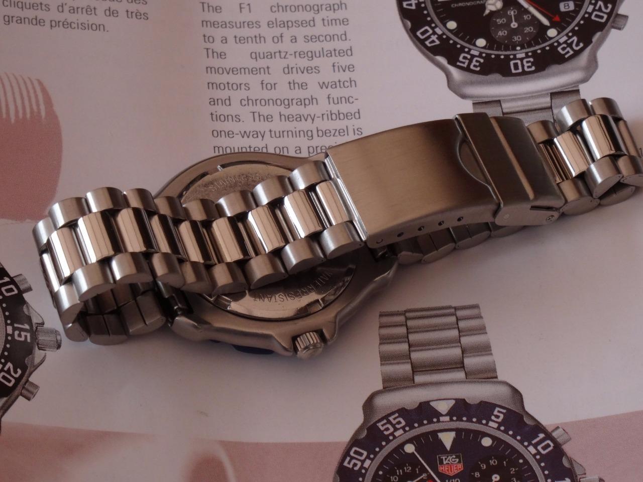 tag heuer formula 1 metal strap