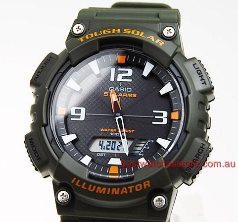 how to change time on casio tough solar illuminator