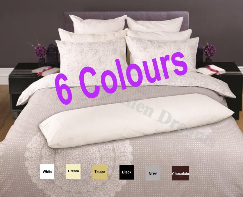 Full Body Pillow Pillow Case 1500G Filling 48x150cm 6 Colors Made IN