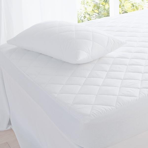 Fully Fitted Cotton Cover Quilted Mattress Protector Topper Underlay