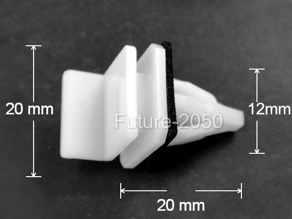 20pcs Rocker Panel Moulding Clip For Accord Civic Cr V
