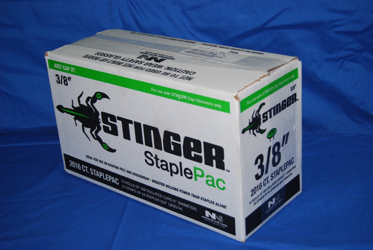 Stinger Staple pack 9.5mm Cap Hammer tacker Stapler Foil Insulation Wrap install eBay