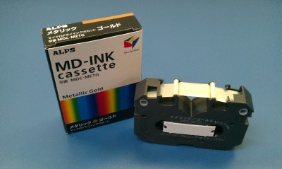 alps metallic ink md gold supersized printers microdry