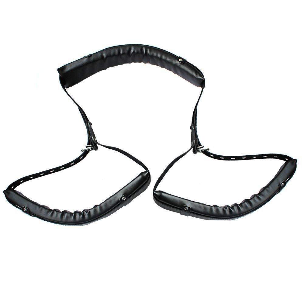 Leather bondage shackles Wild gorgeous shemales