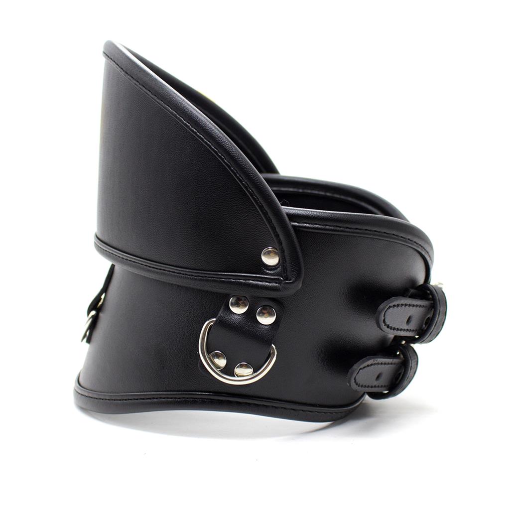 Quality leather Posture Fetish Neckcollar Neck Corset Collar Restraint