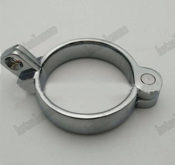 Steel Plated Metal Clamp ring clasp For Men's Chastity Device Cock Cage
