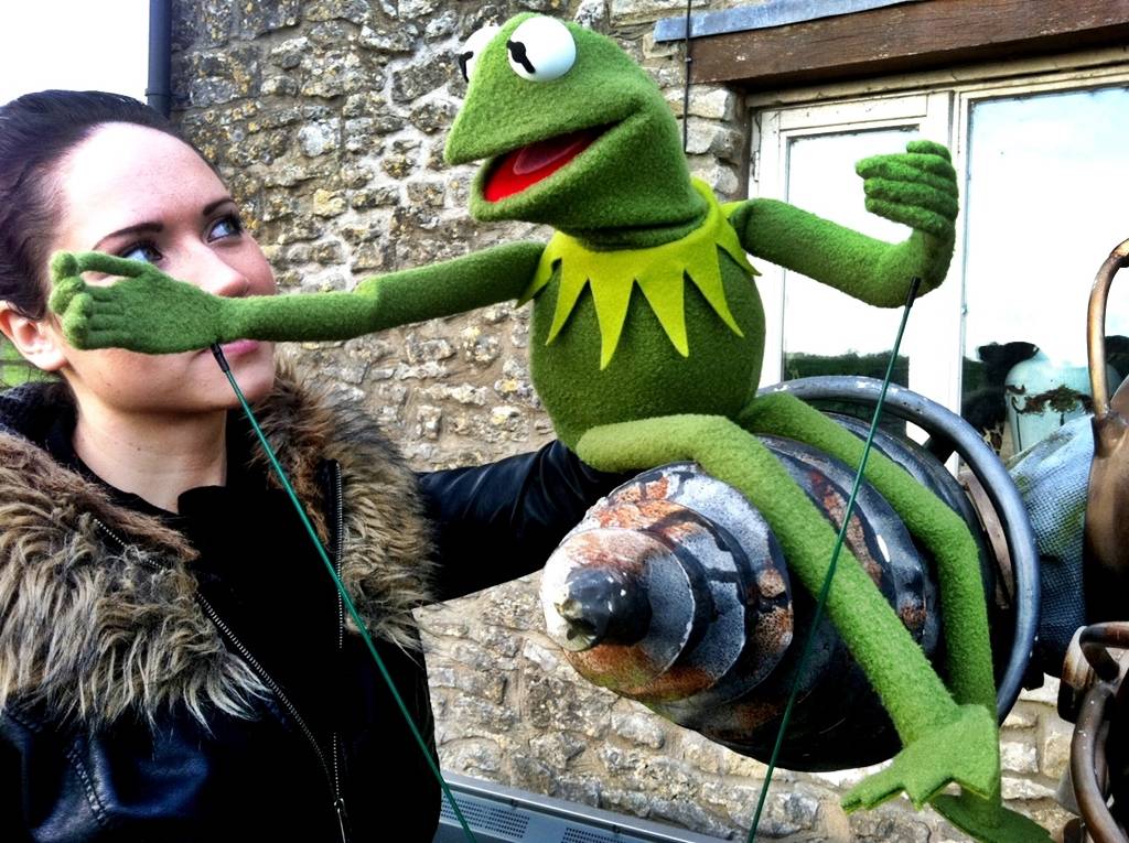 kermit the frog puppet full body hand puppet