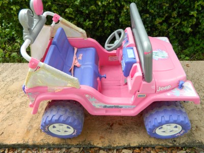 fisher price barbie jeep power wheels