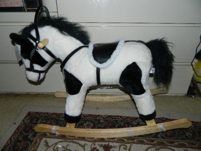 chrisha playful plush horse with sound