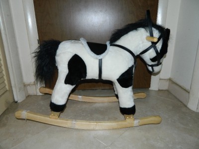 chrisha playful plush horse with sound