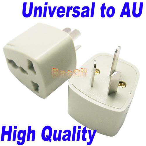 Why is a plug adapter needed in Australia?