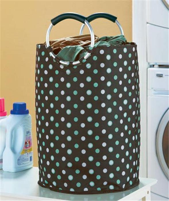 JUMBO HANDLED LAUNDRY HAMPER W/PADDED BIG HANDLES BEACH BAG TOTE 4