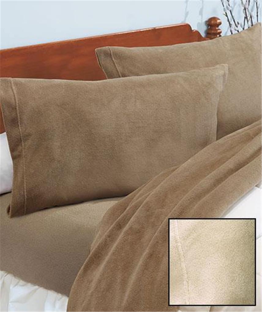ULTRA SOFT PLUSH MICROFLEECE BEDDING SHEET SET FOR COZY NIGHTS4 COLORS