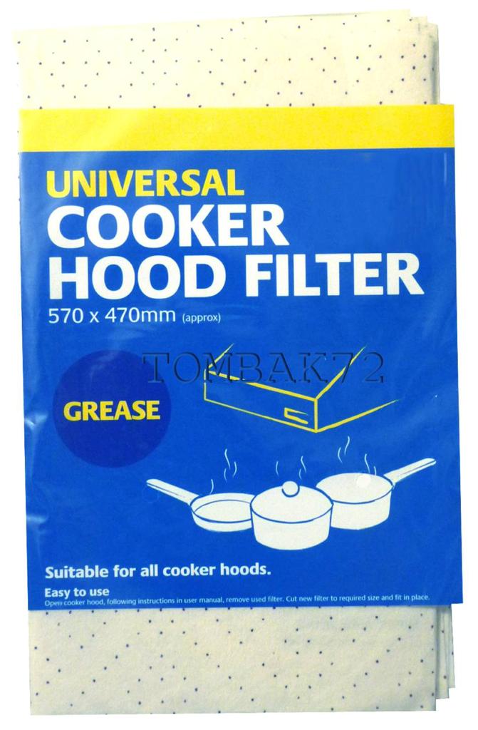 Universal Cooker Hood Grease FILTER Recirculating Extractor 57x47cm Cut