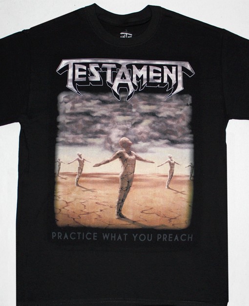 Testament Practice What You Preach'89 Thrash Megadeth Anthrax New Black