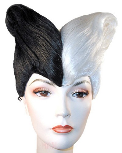 Cruella De Vil 101 Dalmations Disney Villain Costume Wig 3 ...