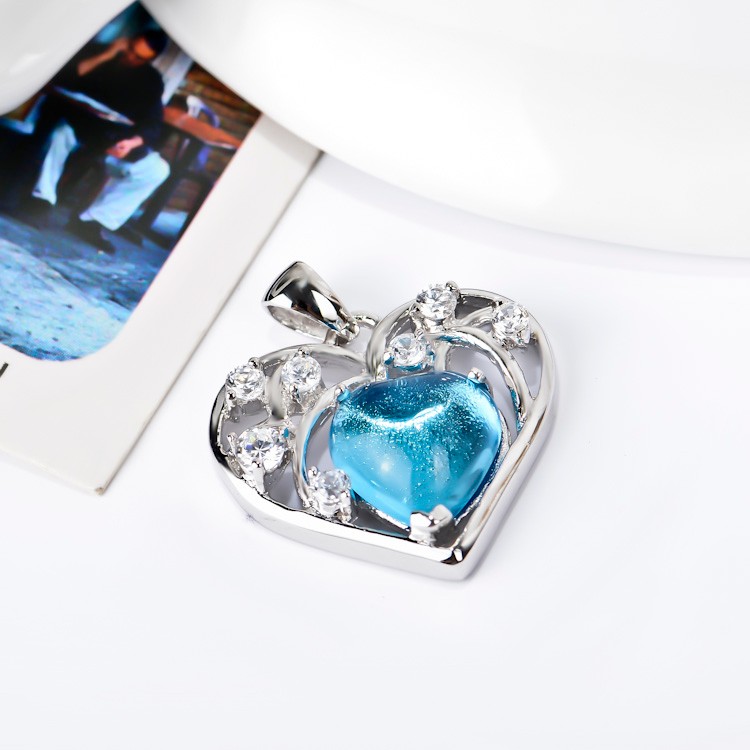 opaz 925 Sterling Silver Heart Cubic Zirconia P