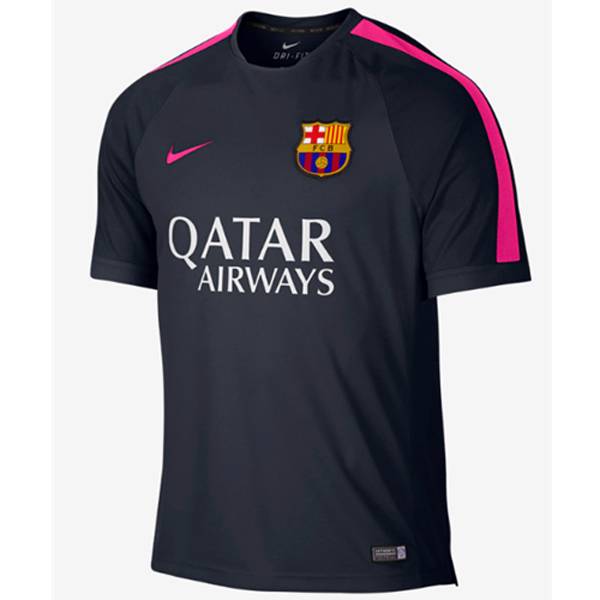Nike Barcelona FC 2014/15 Squad Training Jersey Obsedian ...