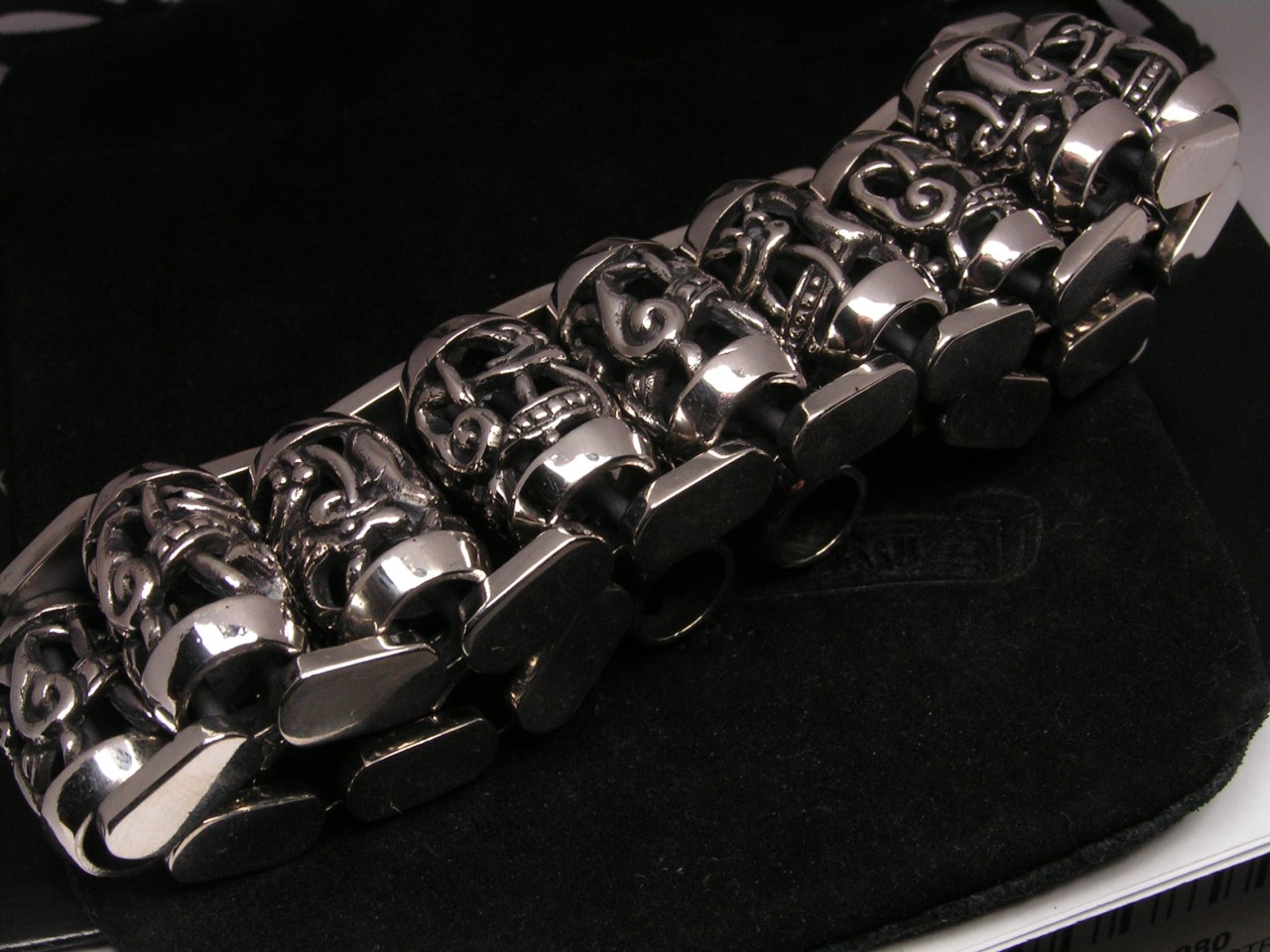 GENUINE CHROME HEARTS .925 STERLING SILVER BRACELET eBay