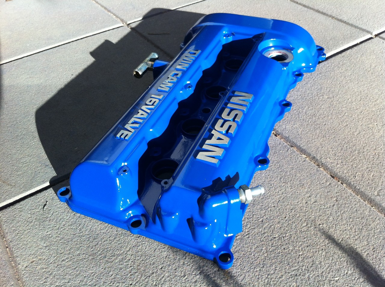 S13 SR20DET Valve Rocker Cover Ford Blue freshly painted eBay