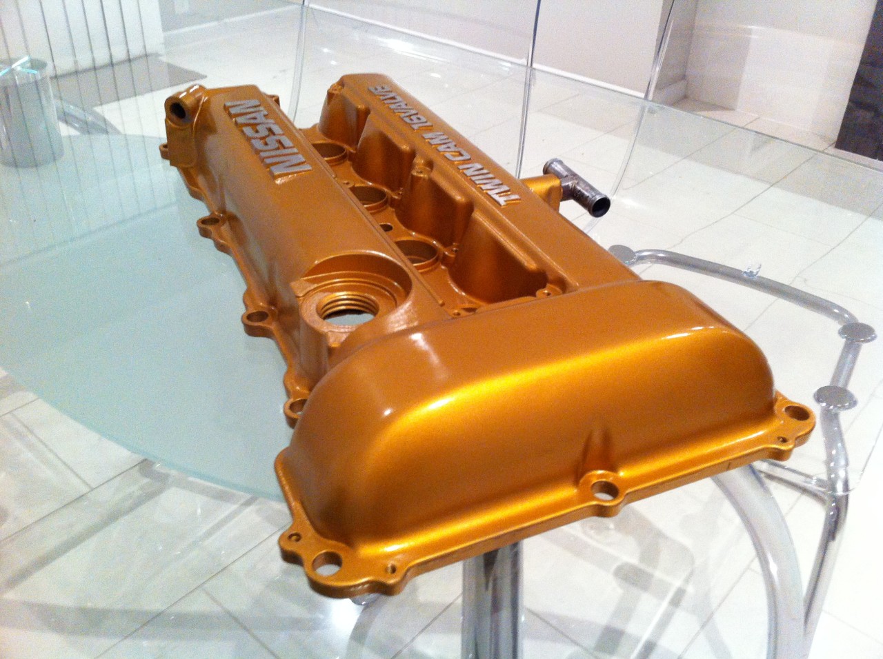 S13 SR20DET Valve Rocker Cover Metallic Gold freshly painted eBay