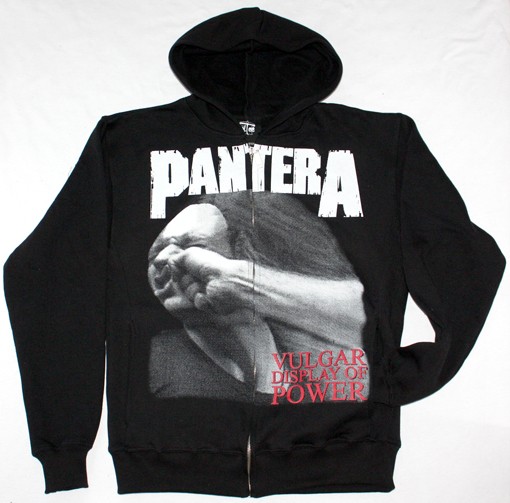 Pantera Vulgar Display Of Power Zipper Hoodie Pantera Vulgar Display Of Power Zipper Hoodie