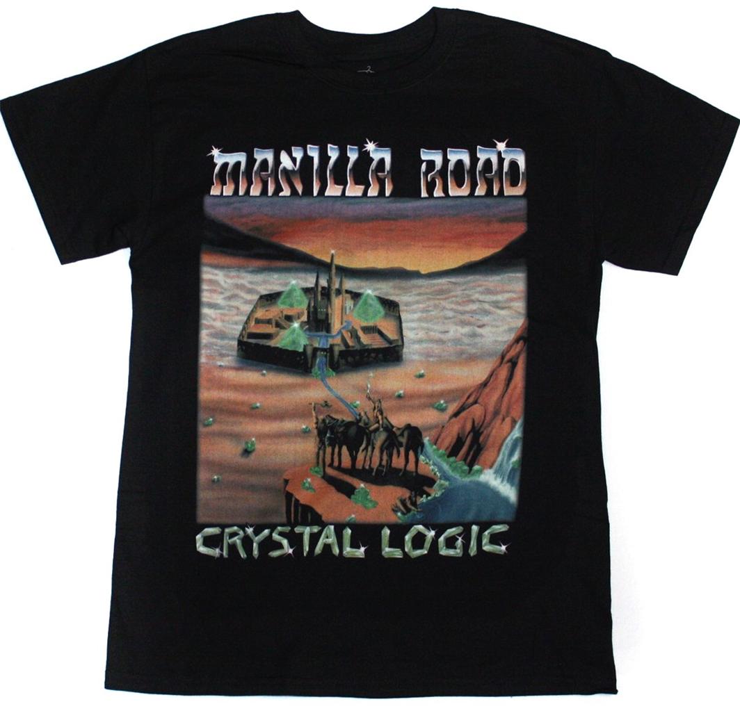 MANILLA ROAD CRYSTAL LOGIC '83 CIRITH UNGOL MANOWAR OMEN ANVIL NEW BLACK TSHIRT eBay
