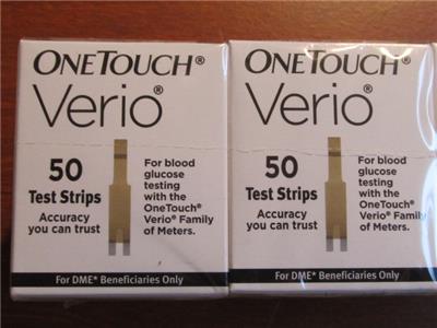 100 One Touch Verio Diabetic Test Strips and 40 similar items