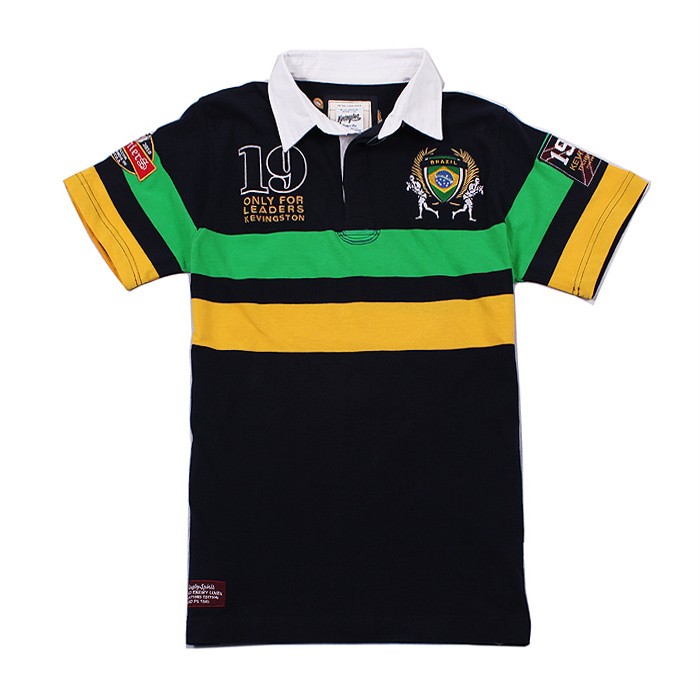 Kevingston Vintage Brazil No 19 Rugby Polo Jersey Multiple Size eBay